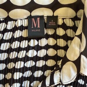Milano Black and Cream Polka Dot blouse